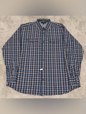 Banana Republic Men’s Long Sleeve Button Down Shirt Size XL Slim Fit Plaid